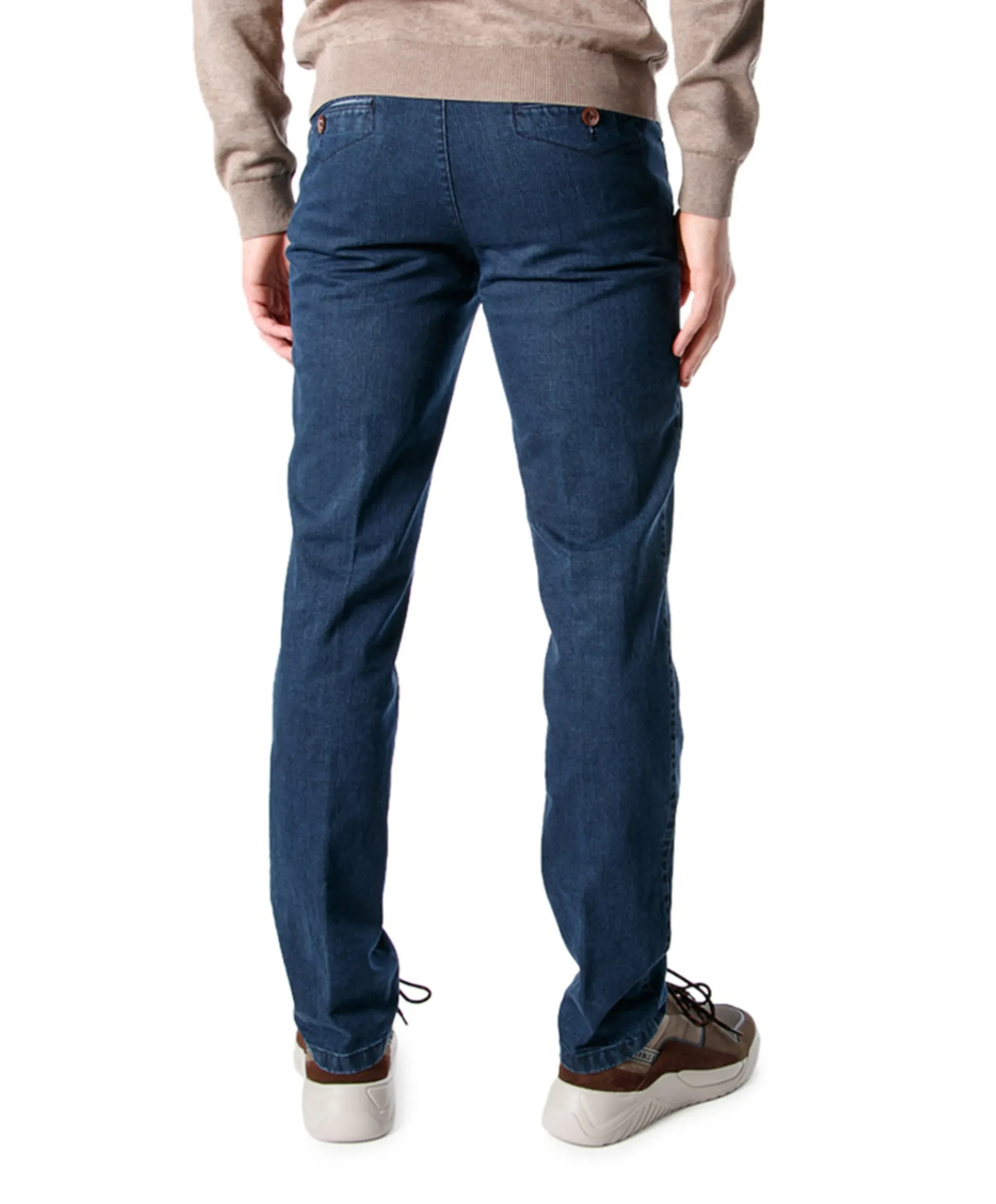 Swing Front Basic Jeans blauw
