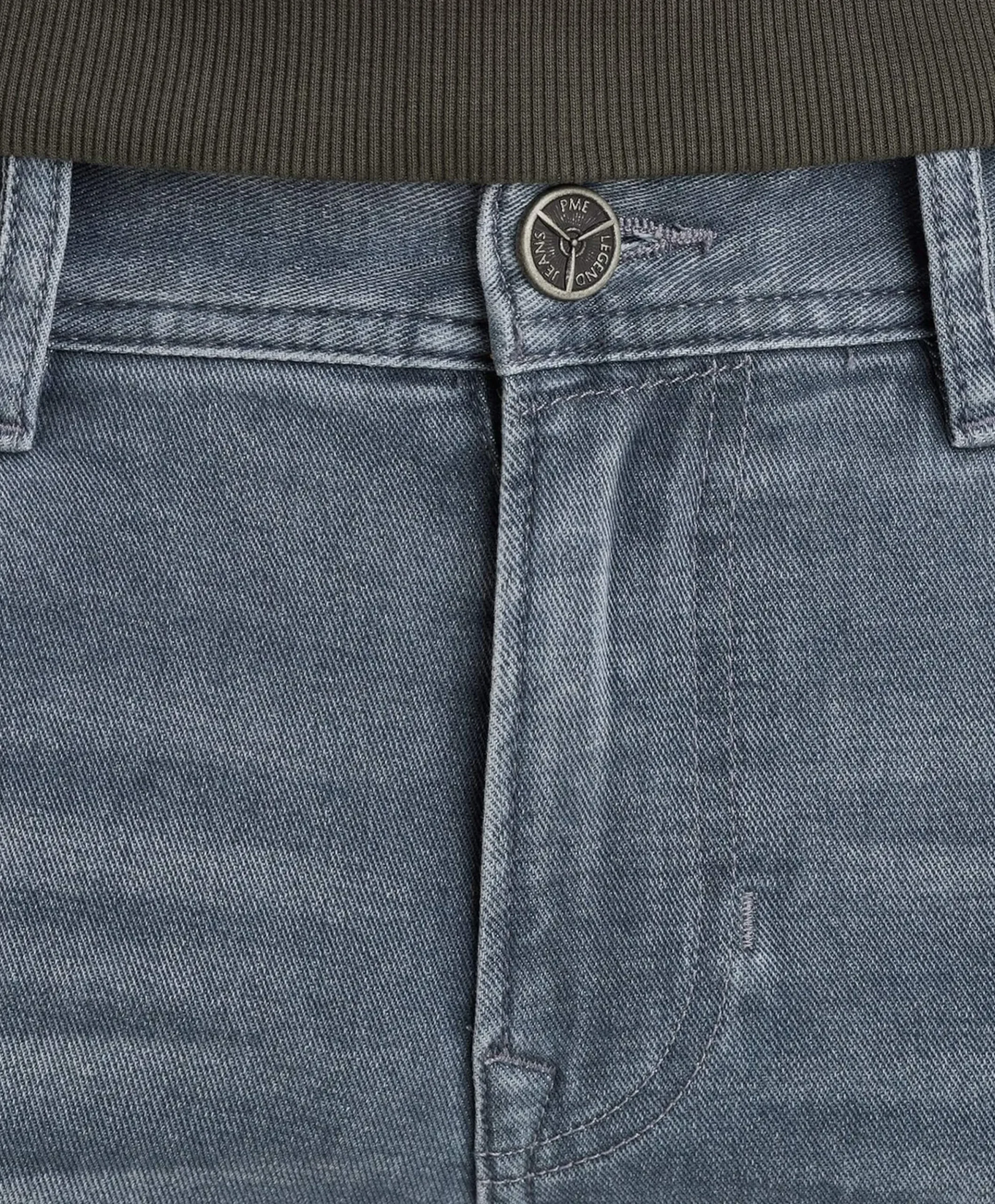 TAILWHEEL DARK NATURAL DENIM heren jeans grijs