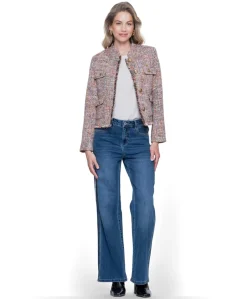Tape dames jeans blauw