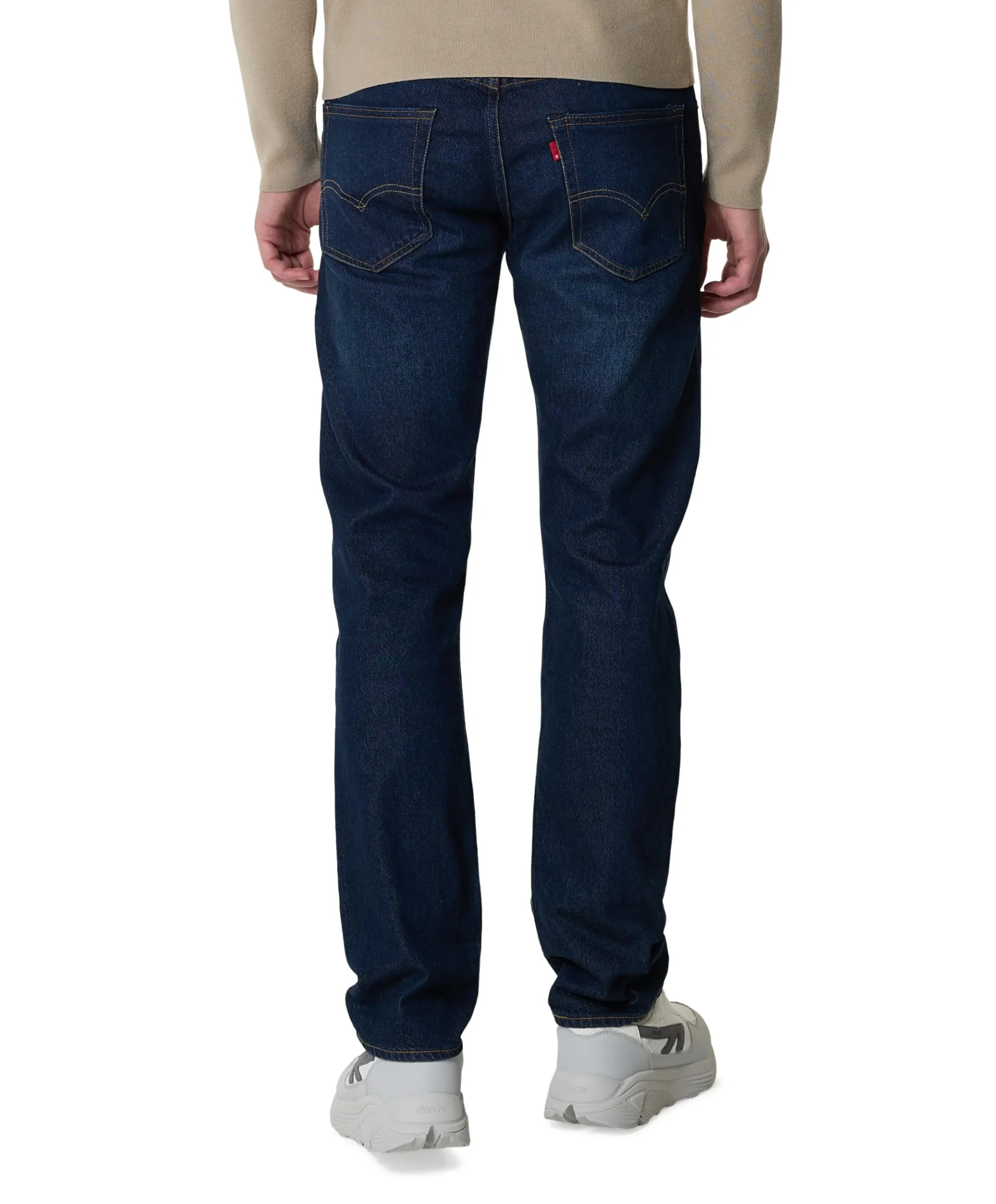 502 Taper heren jeans blauw