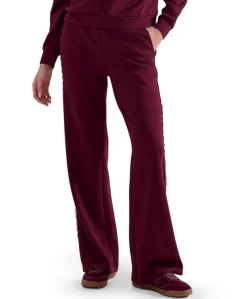 Technical Sweat Trousers Lace dames broek bordeaux