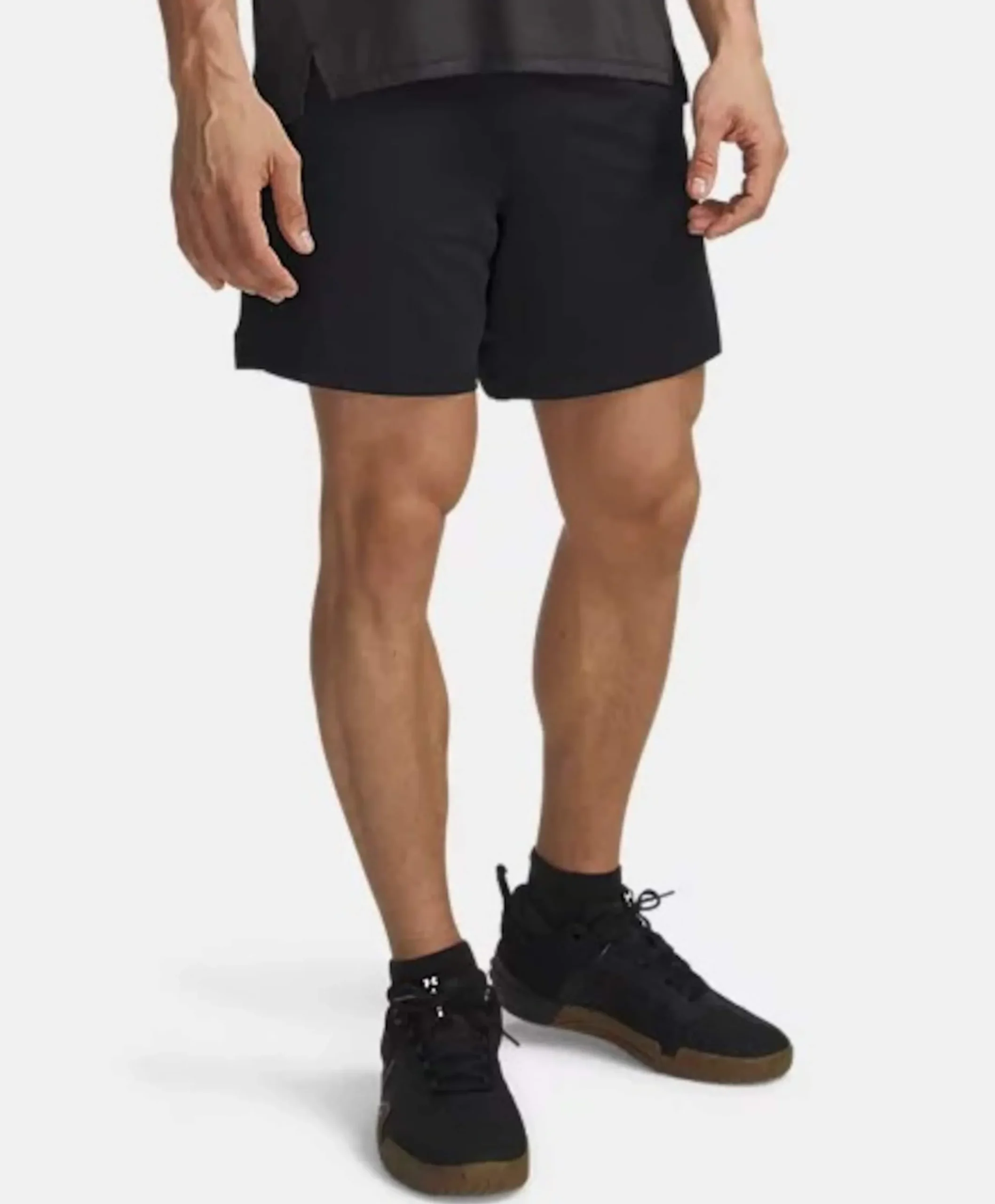 Tech Vent 7in New-blk heren shorts zwart