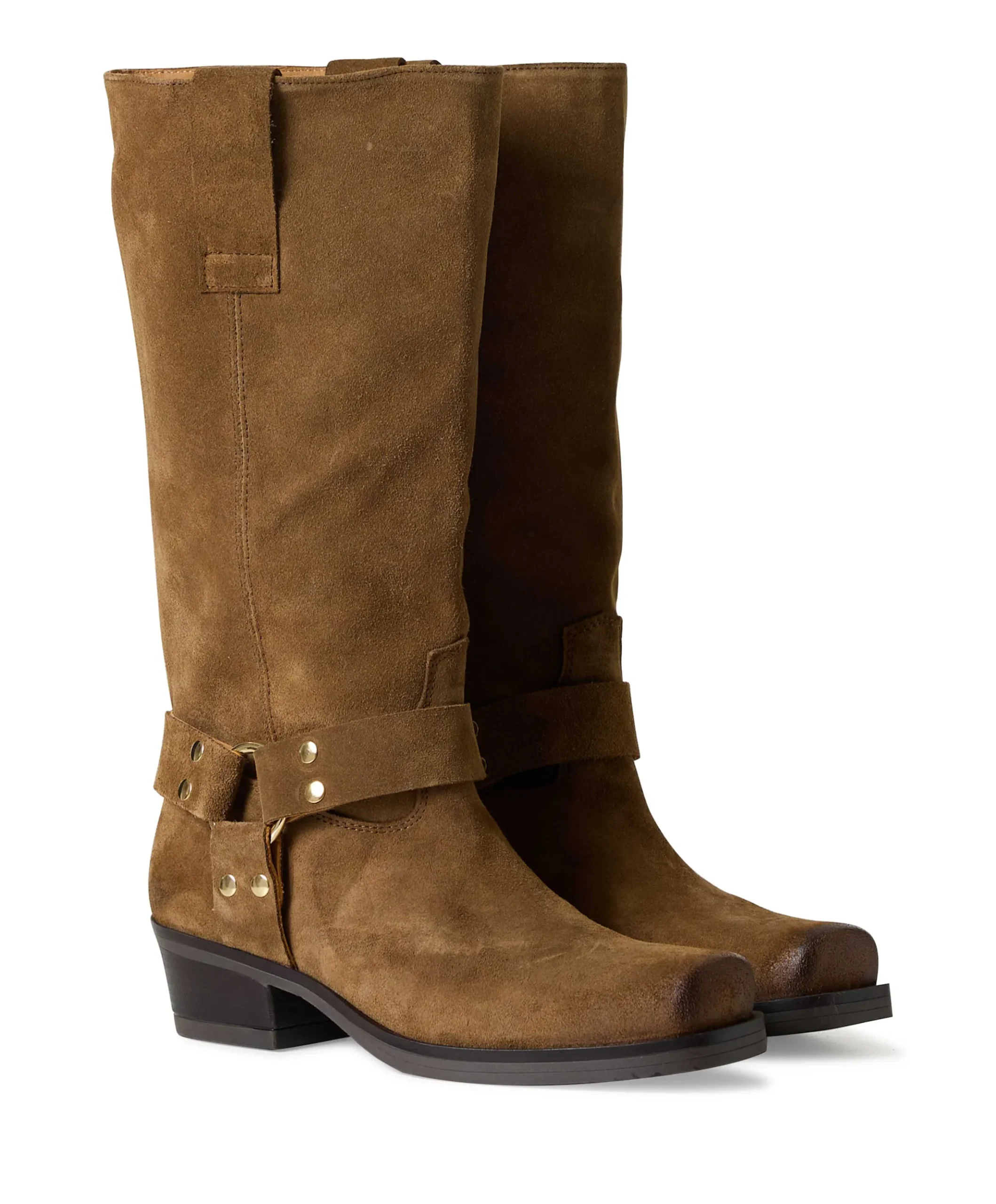 Texas Boot - Suede dames laarzen bruin