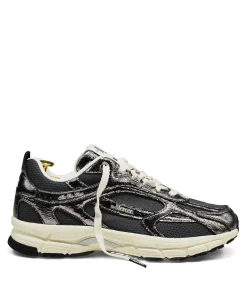 The Re-Run Cracked dames sneakers grijs
