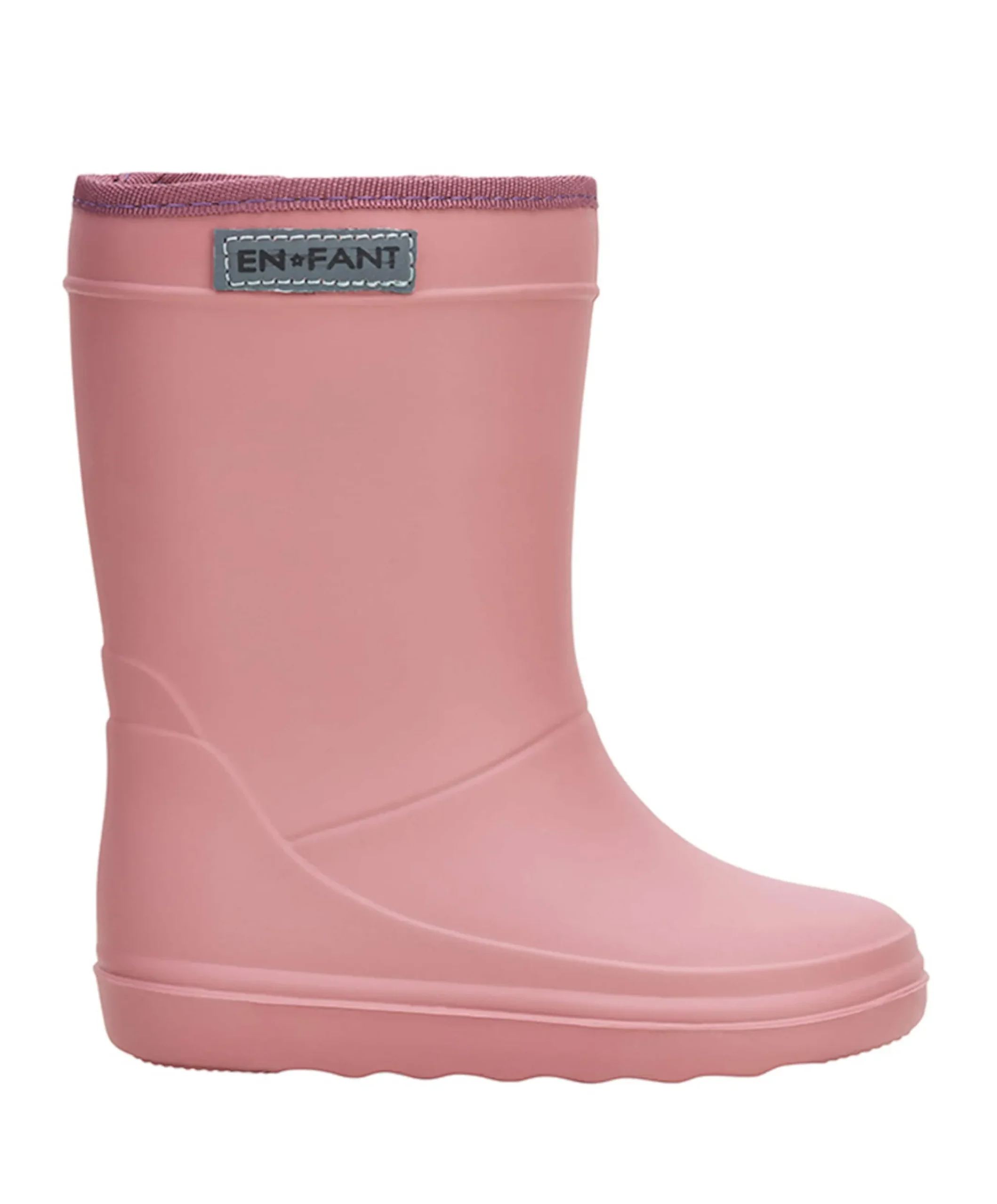 Thermo boots solid regenlaarzen roze