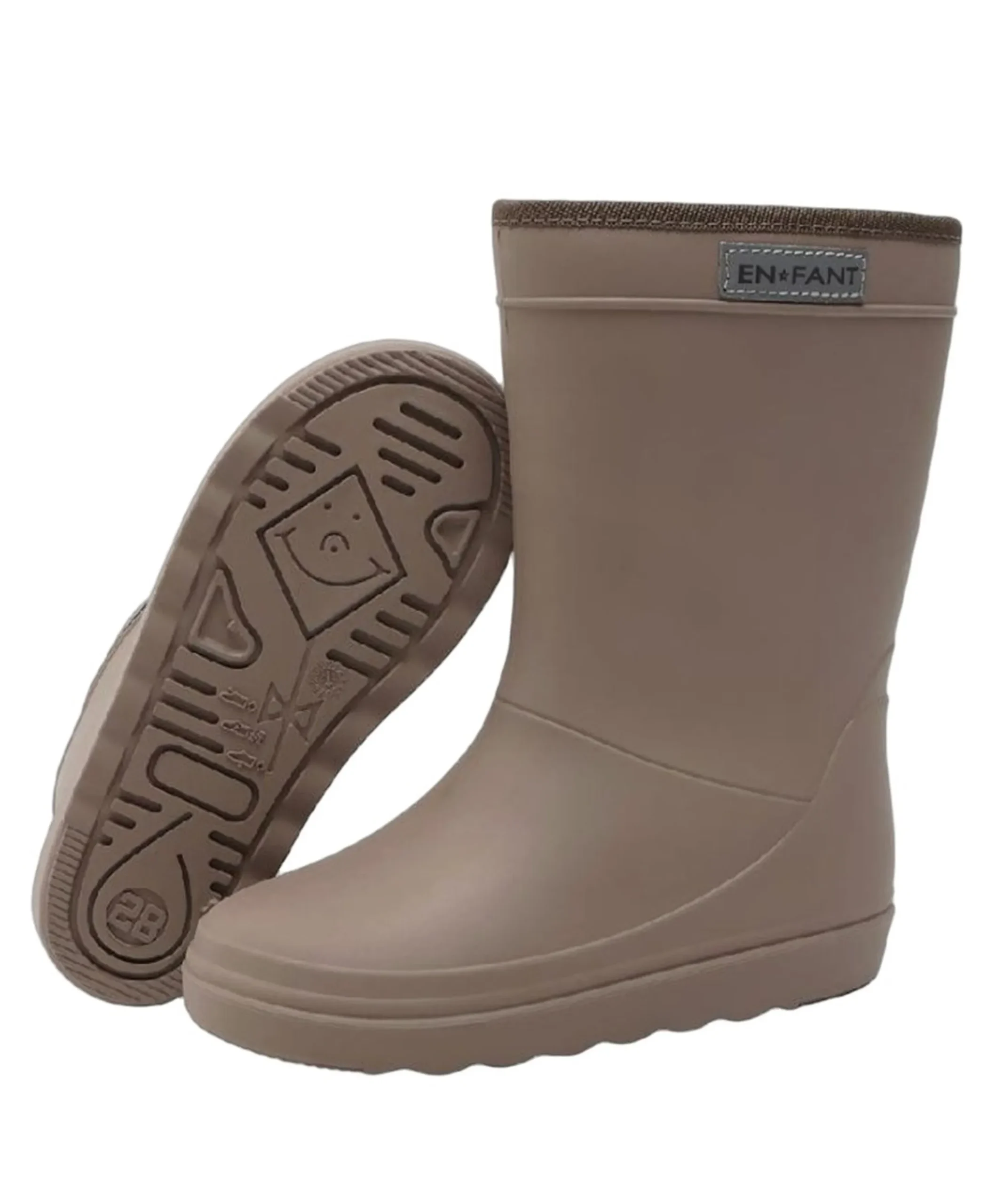 Thermo Boots Solid uniseks regenlaarzen bruin
