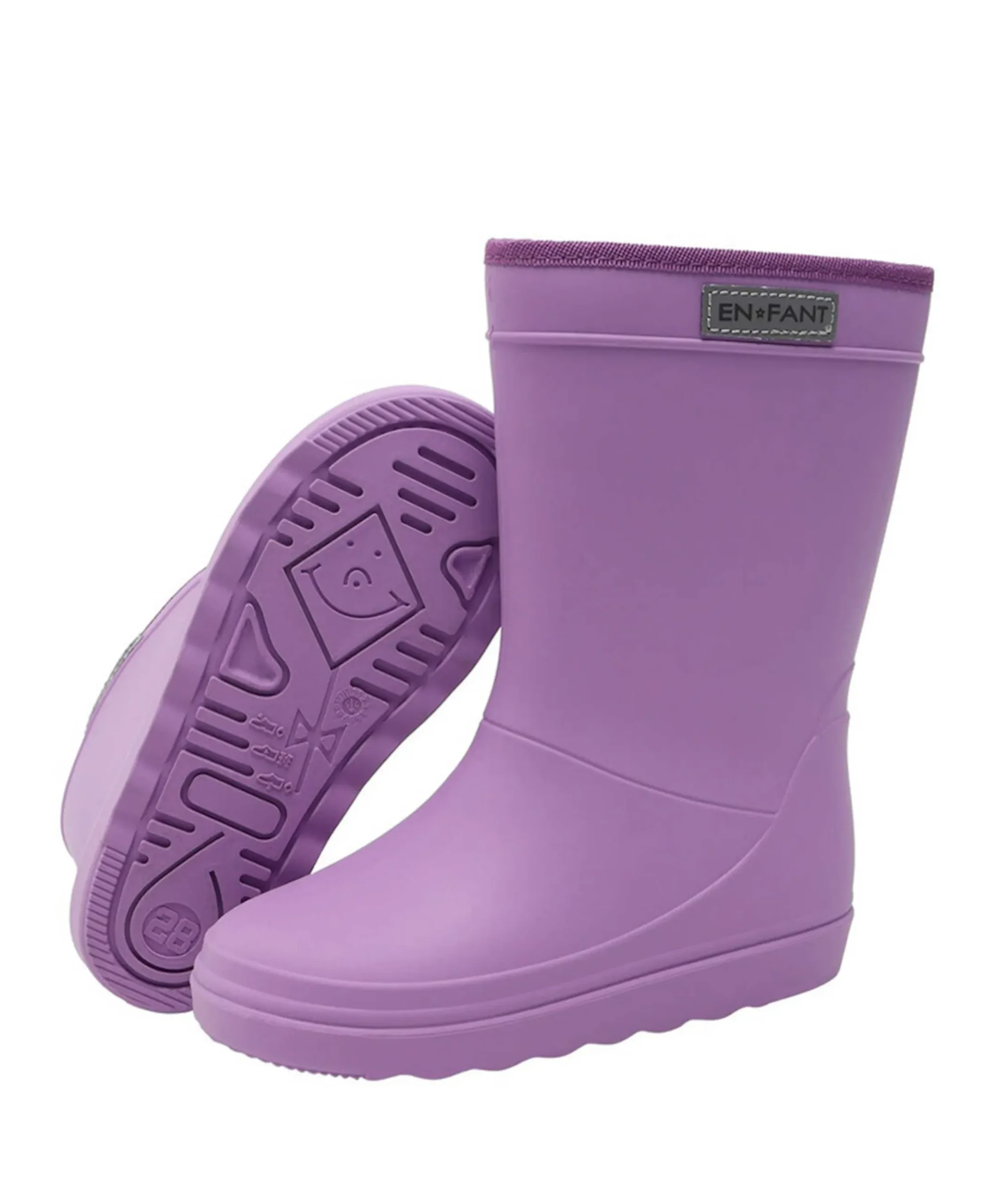 Thermo Boots Solid uniseks regenlaarzen paars