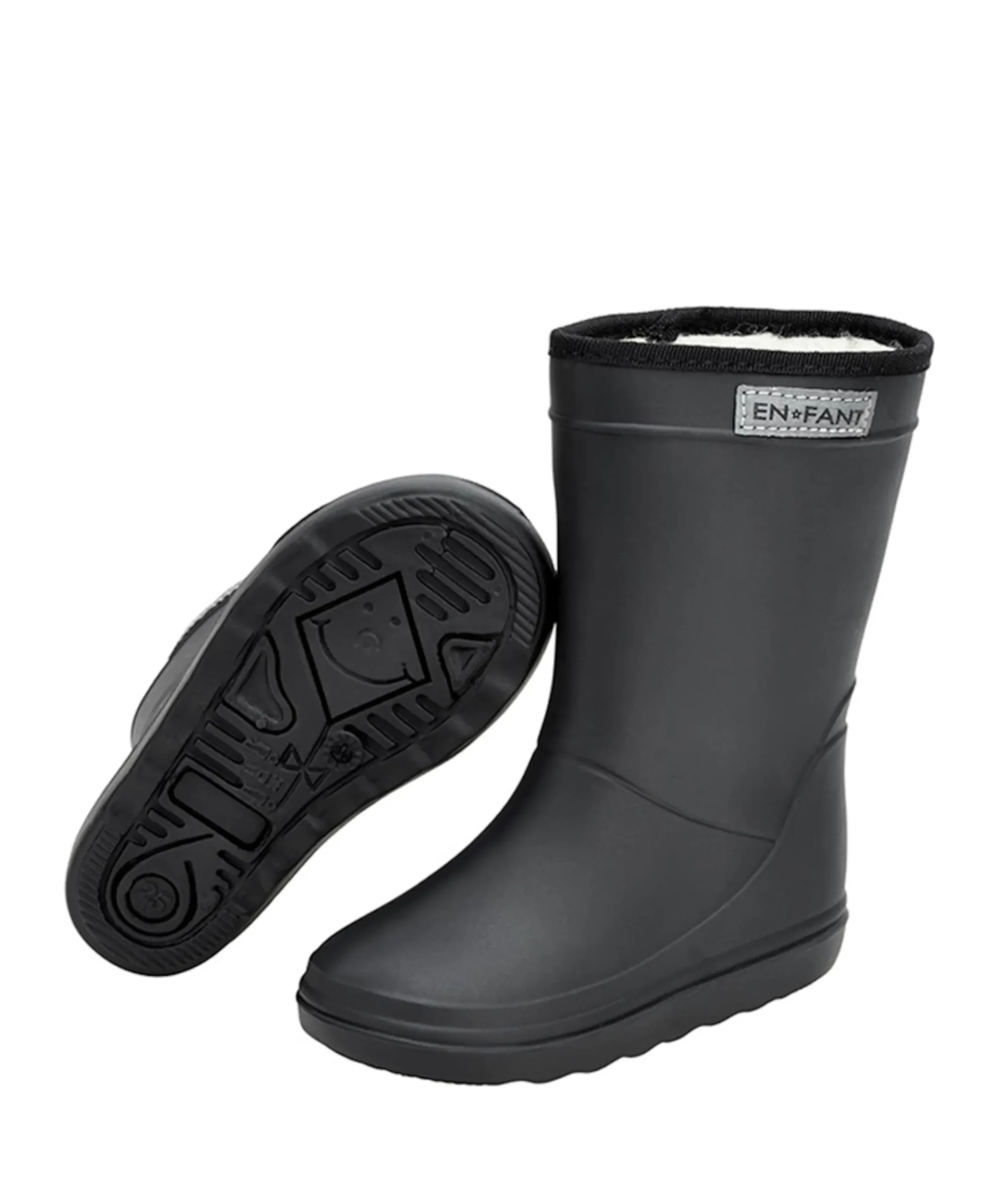 Thermo regenlaarzen zwart