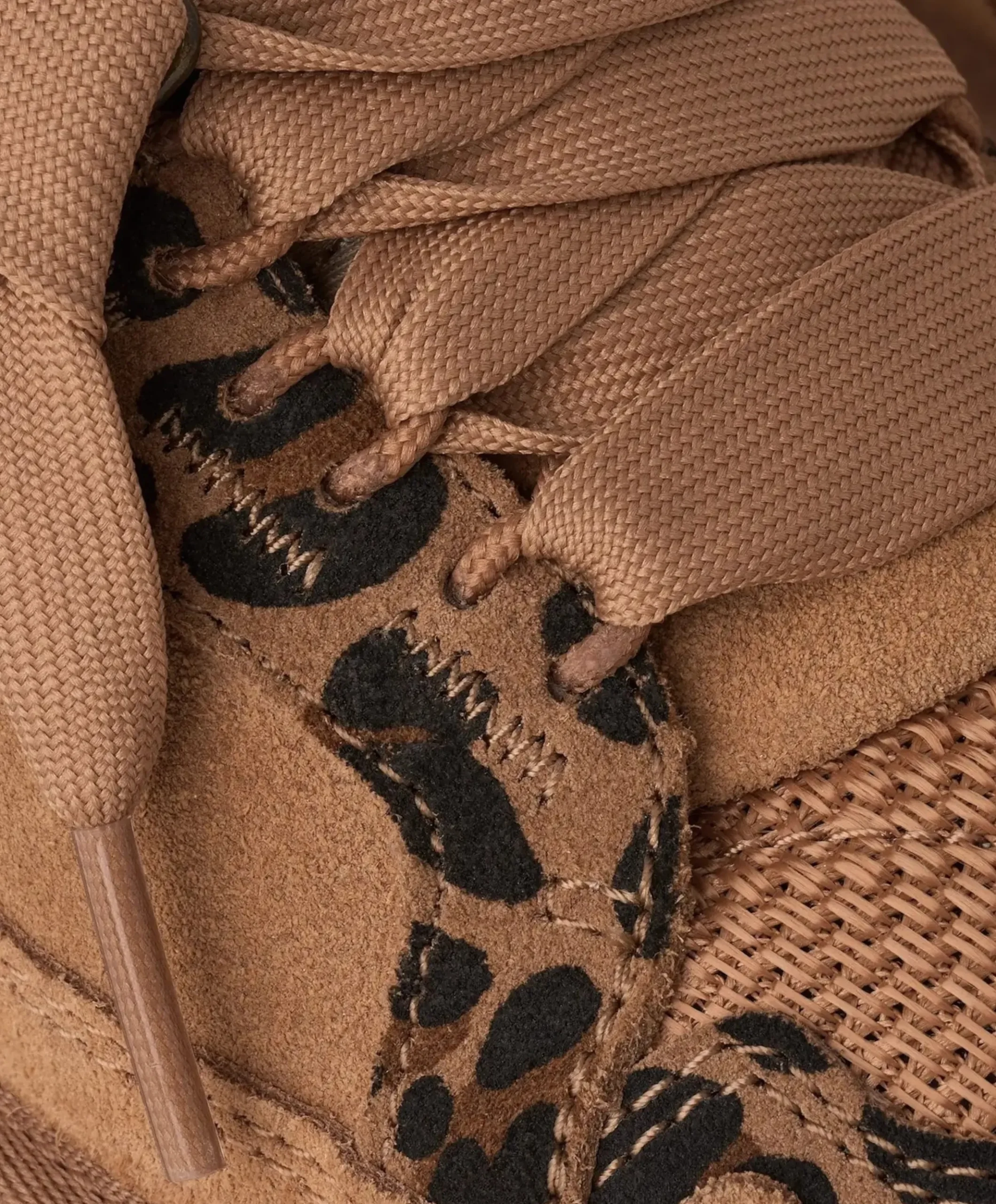T LOWMEL SPOTTED meisjes veterschoenen bruin
