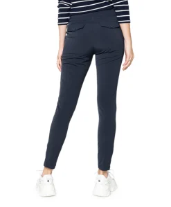 travel broek blauw