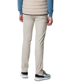 Travel Wool Look heren broek beige