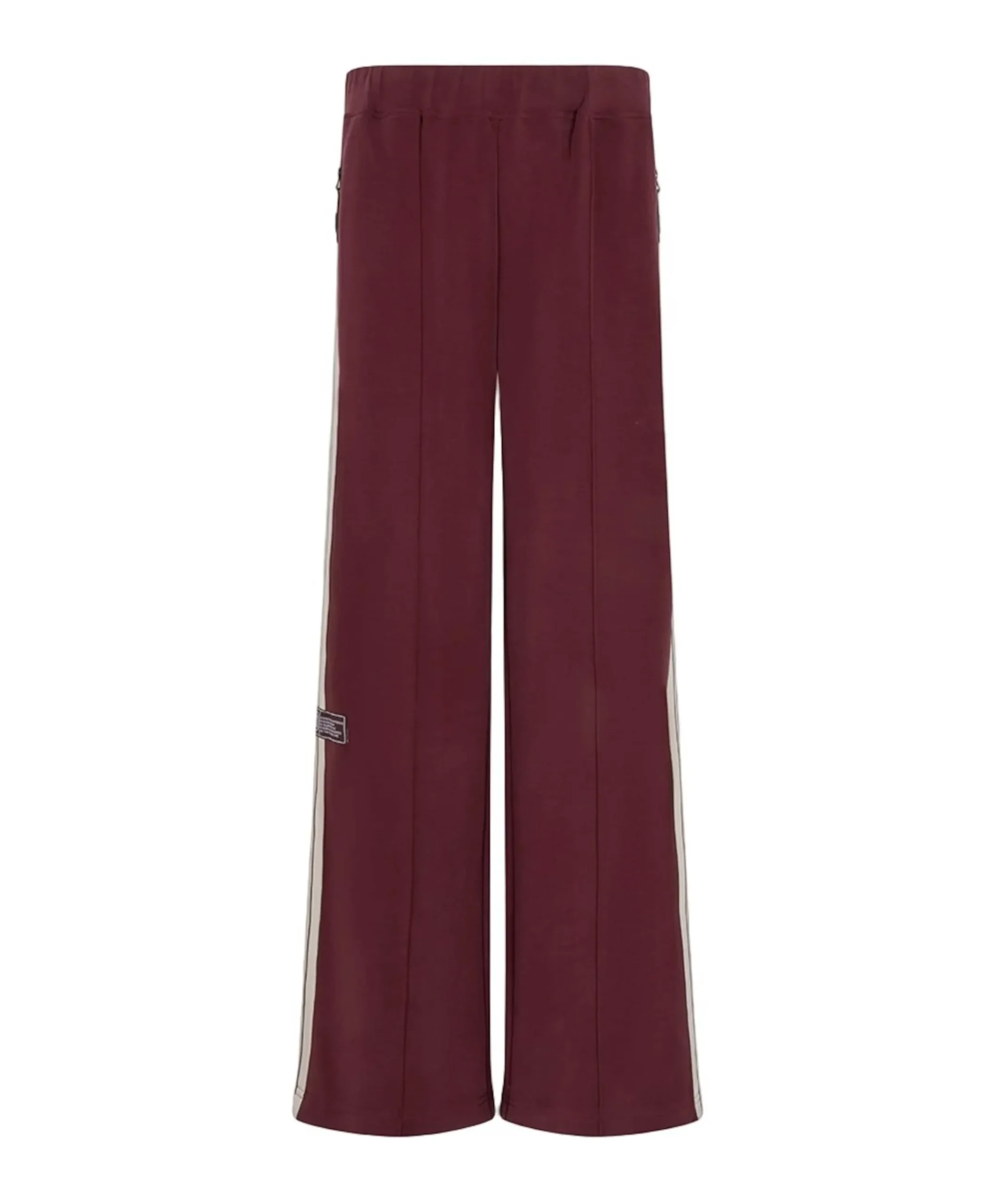 Trousers tape Modal dames broek bordeaux