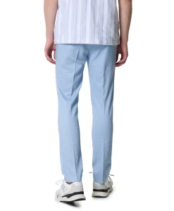 Trouser structure heren pantalon blauw