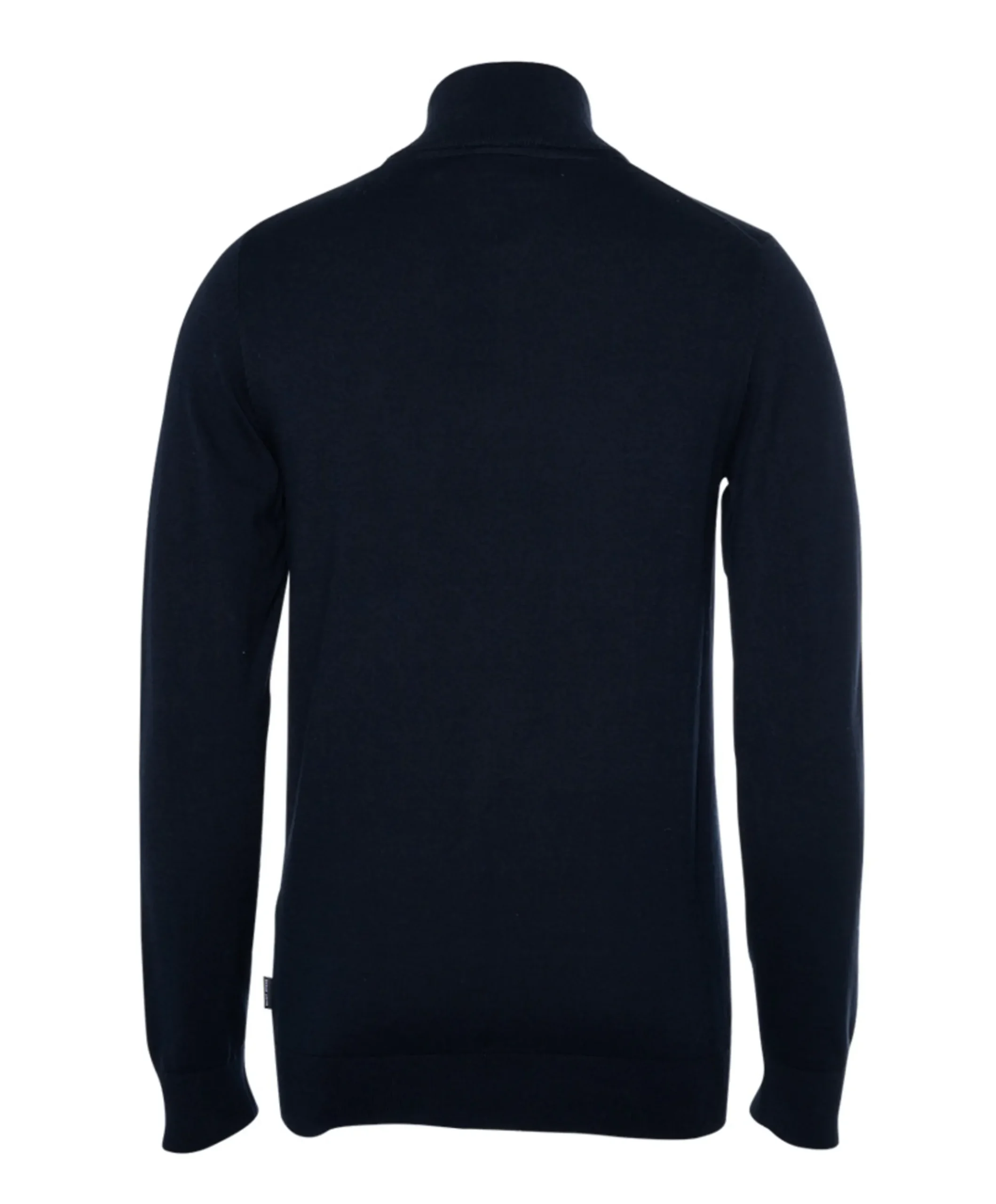 Trui met rits blauw