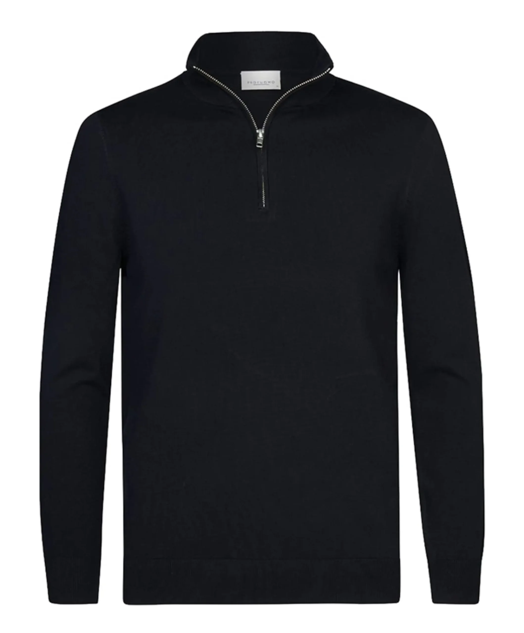 Trui met rits met rits blauw