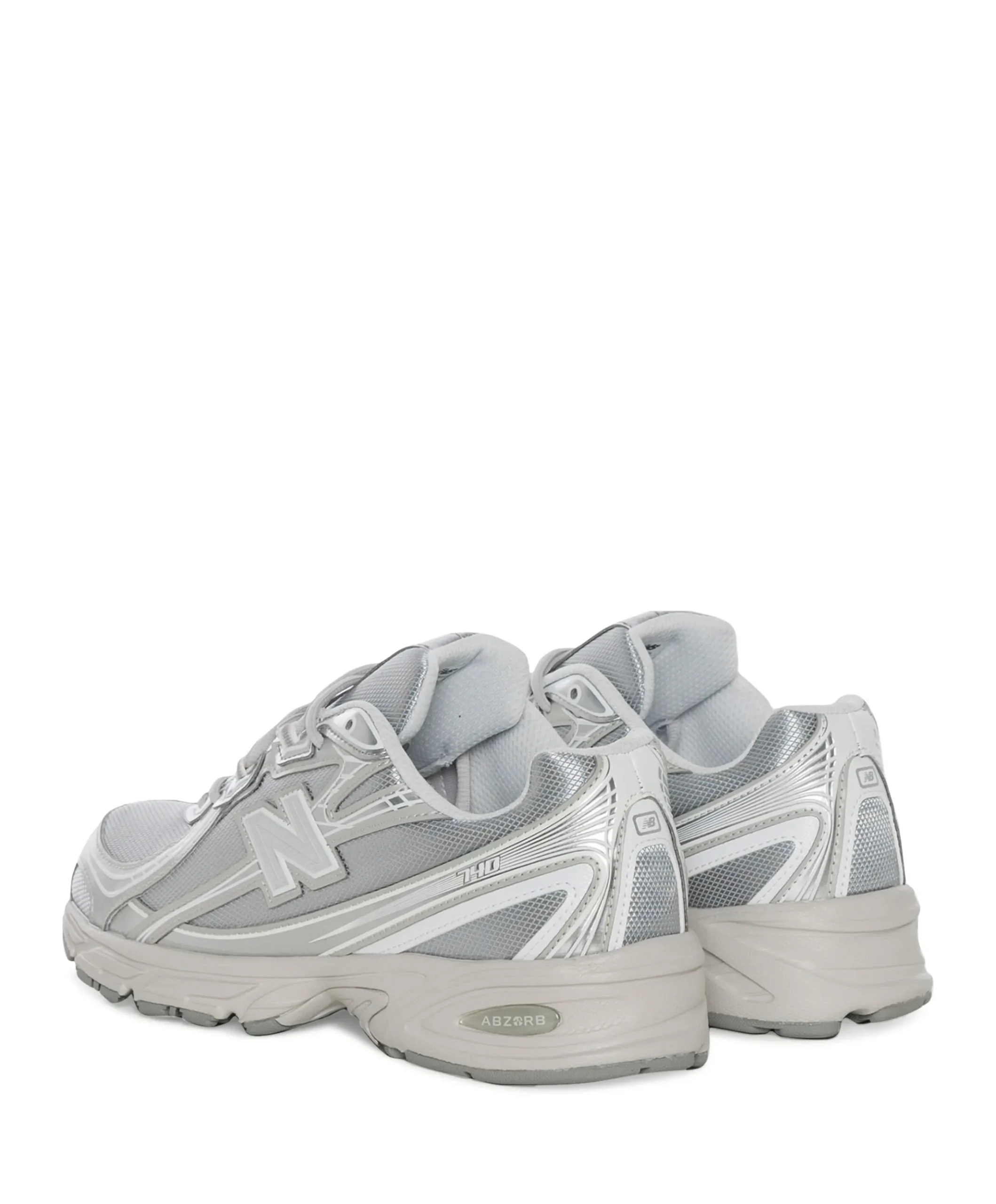 U740 heren sneakers zilver