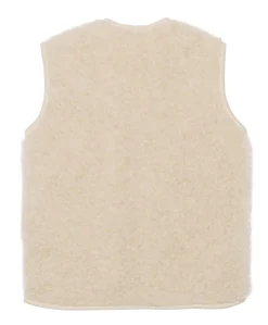 Uniseks gilet beige
