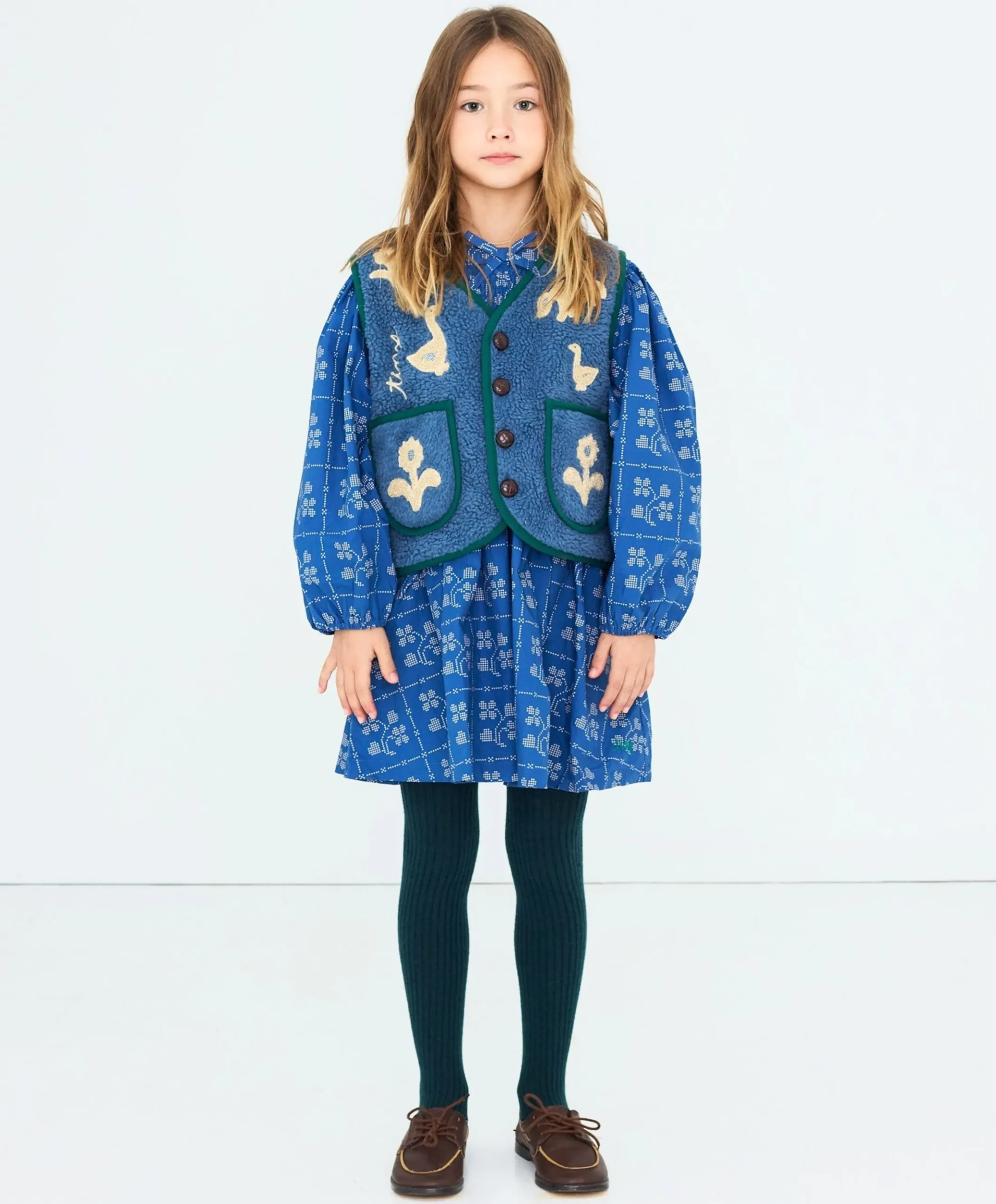 Uniseks gilet blauw