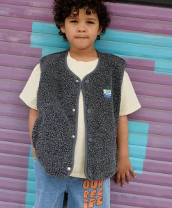 Uniseks gilet grijs