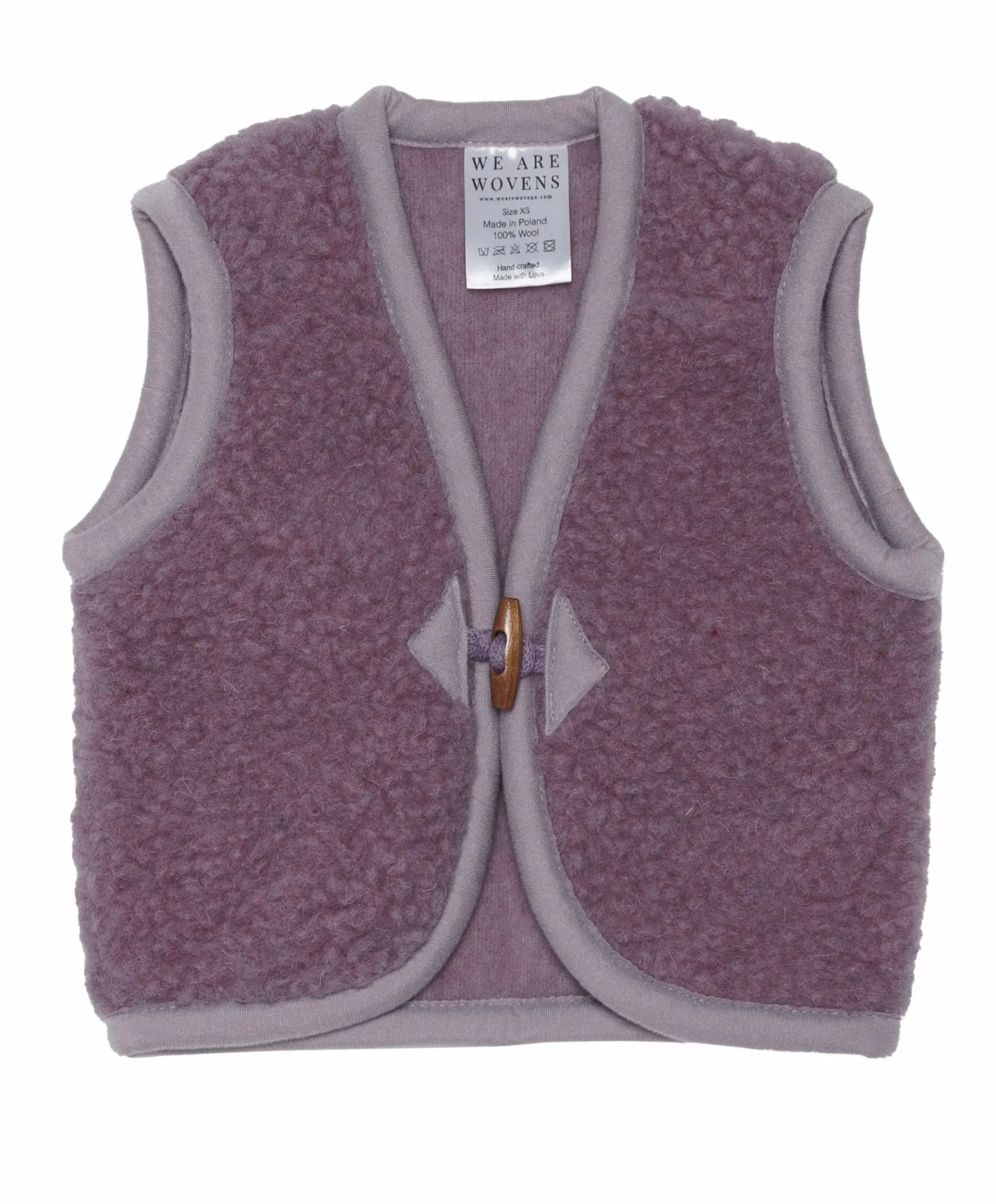 Uniseks gilet paars