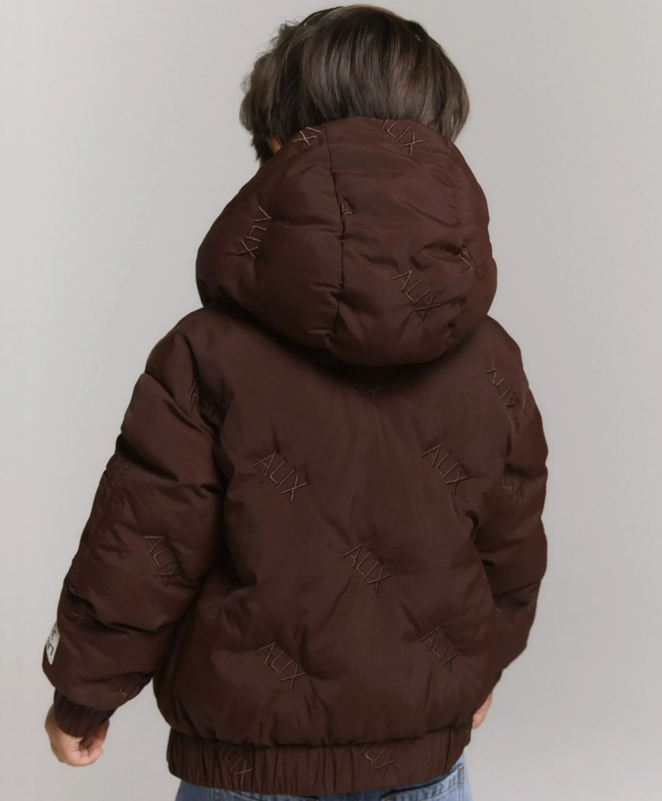Uniseks jas bruin