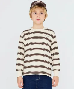Uniseks longsleeve beige