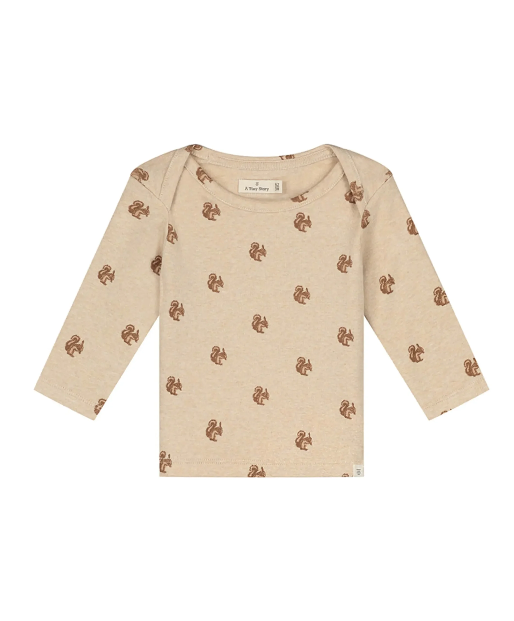 Uniseks longsleeve beige