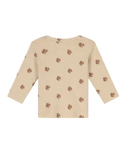 Uniseks longsleeve beige