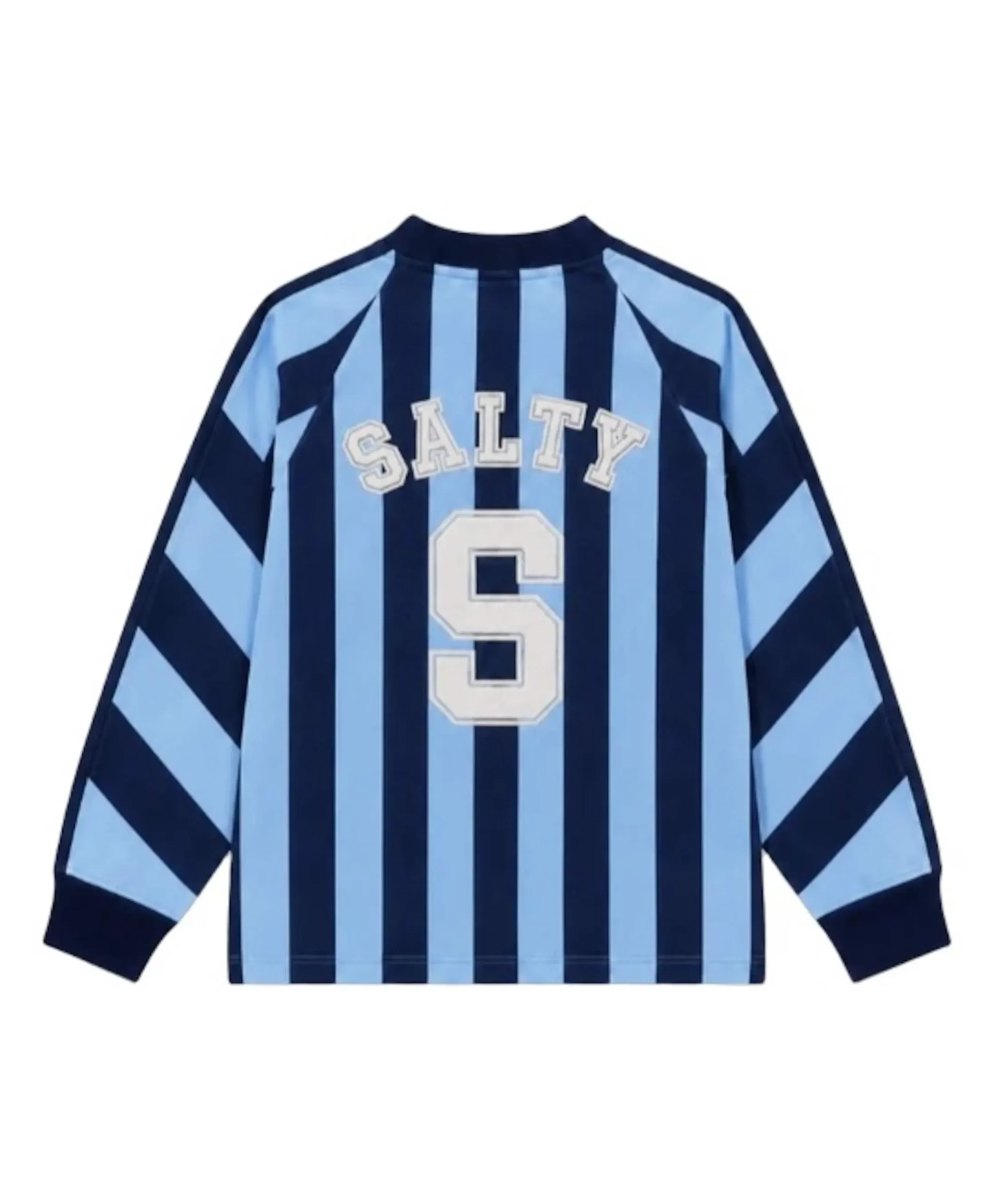 Uniseks longsleeve blauw