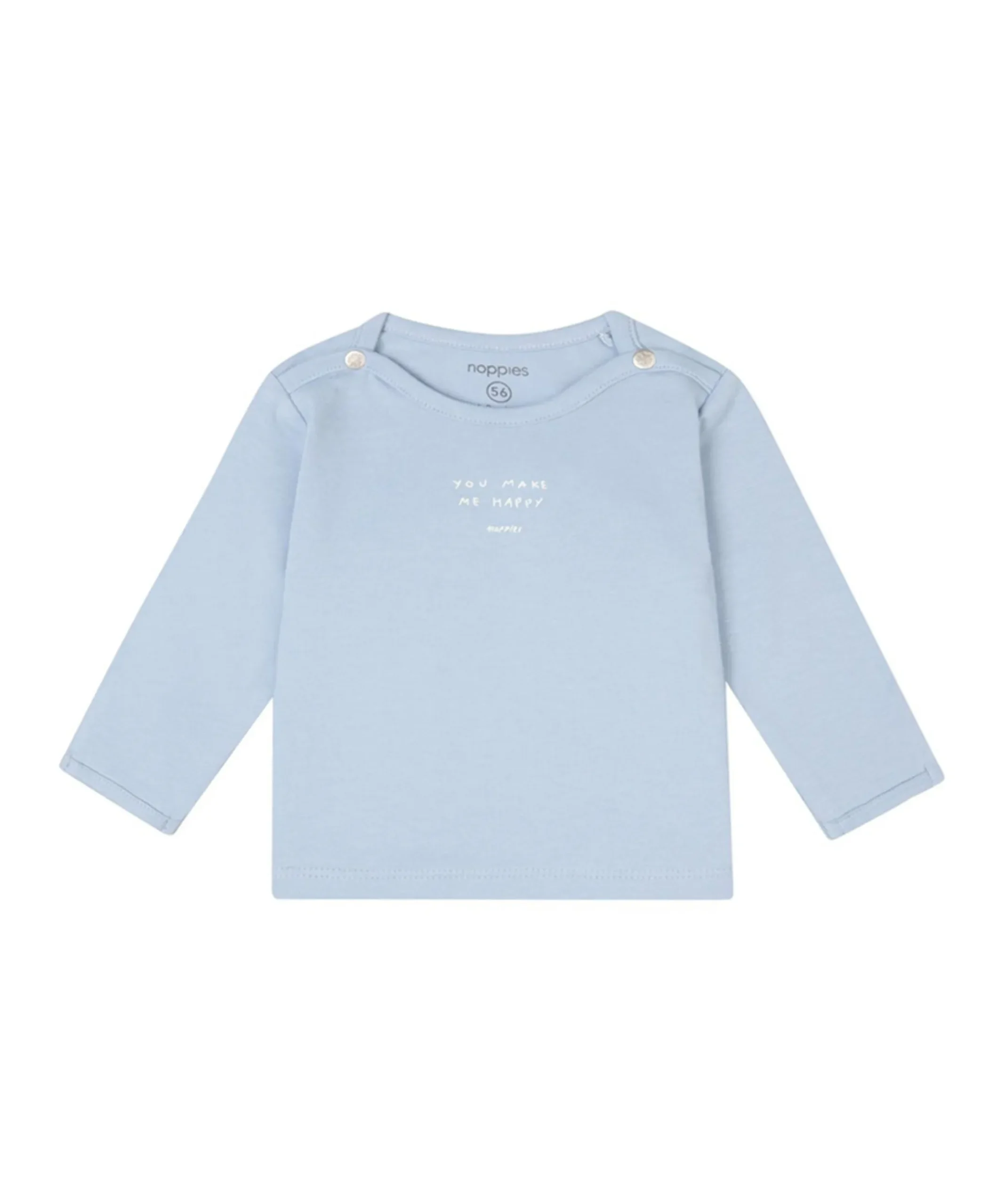 Uniseks longsleeve blauw