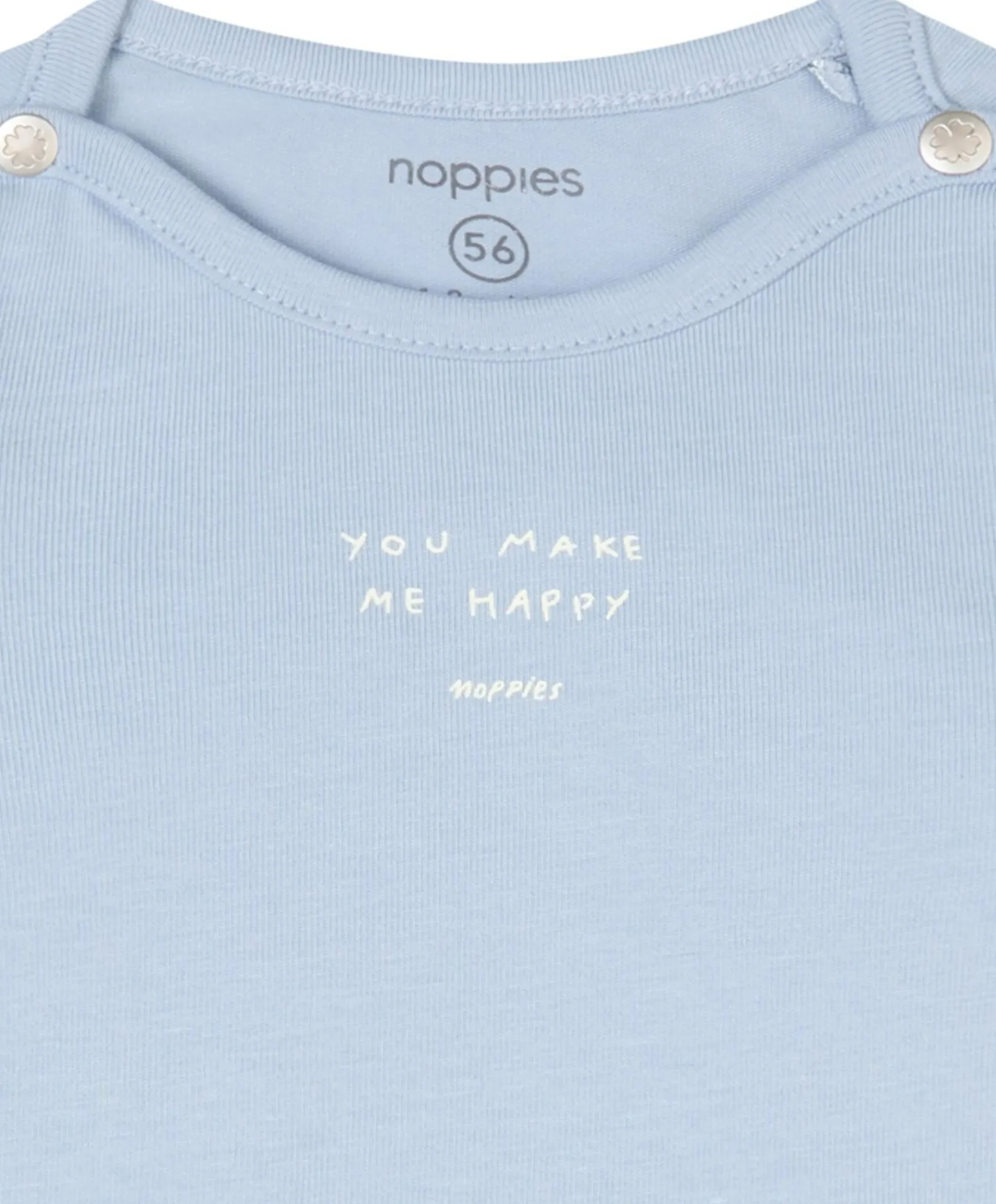 Uniseks longsleeve blauw