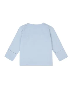 Uniseks longsleeve blauw