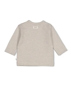 Uniseks longsleeve bruin