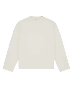 Uniseks longsleeve ecru