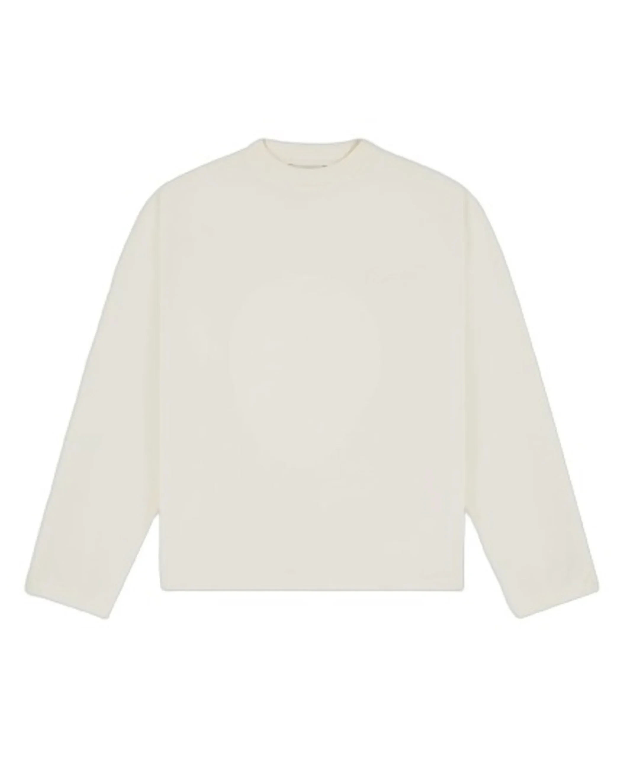 Uniseks longsleeve ecru