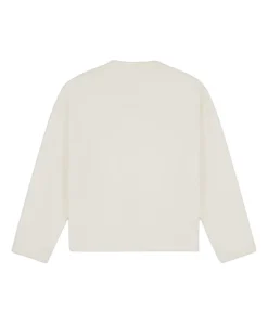 Uniseks longsleeve ecru