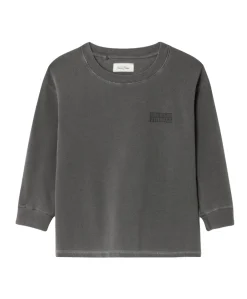 Uniseks longsleeve grijs