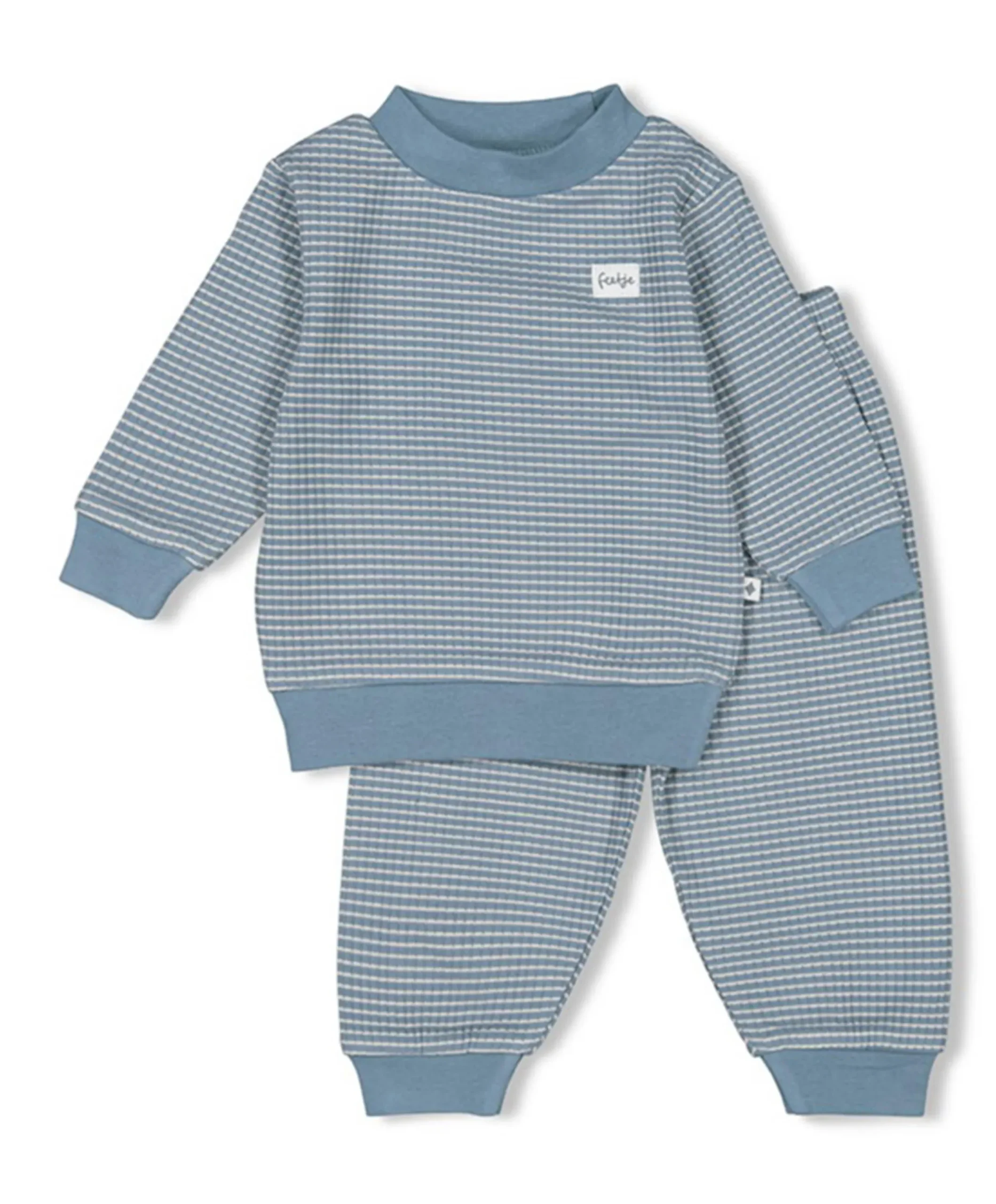 Uniseks pyjamaset blauw
