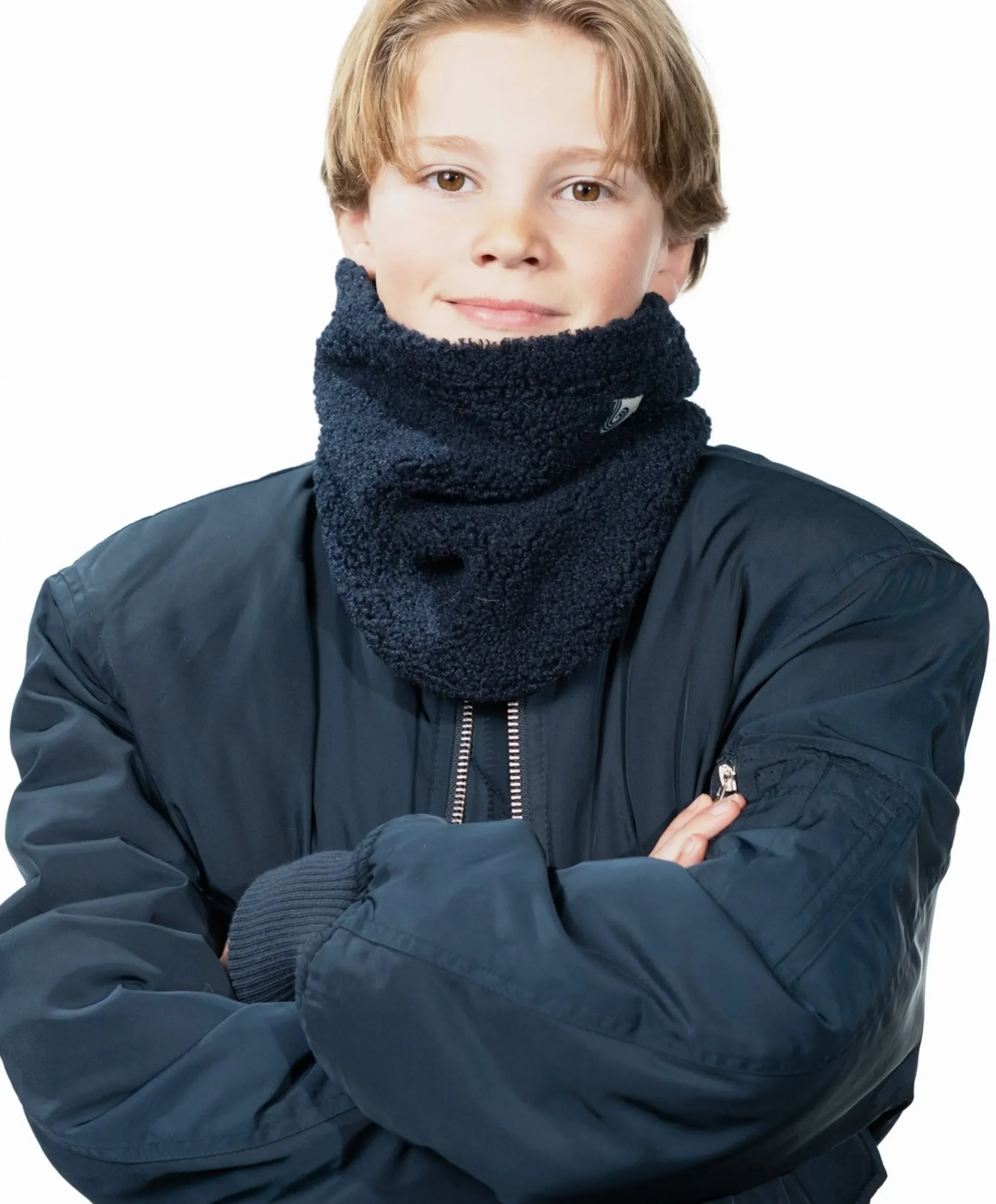 Uniseks sjaal blauw