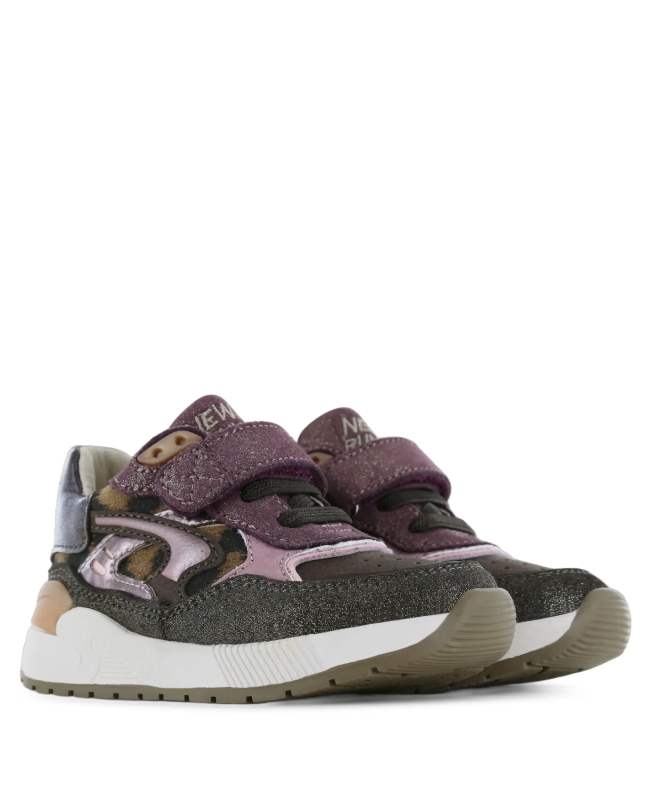 uniseks sneakers bruin