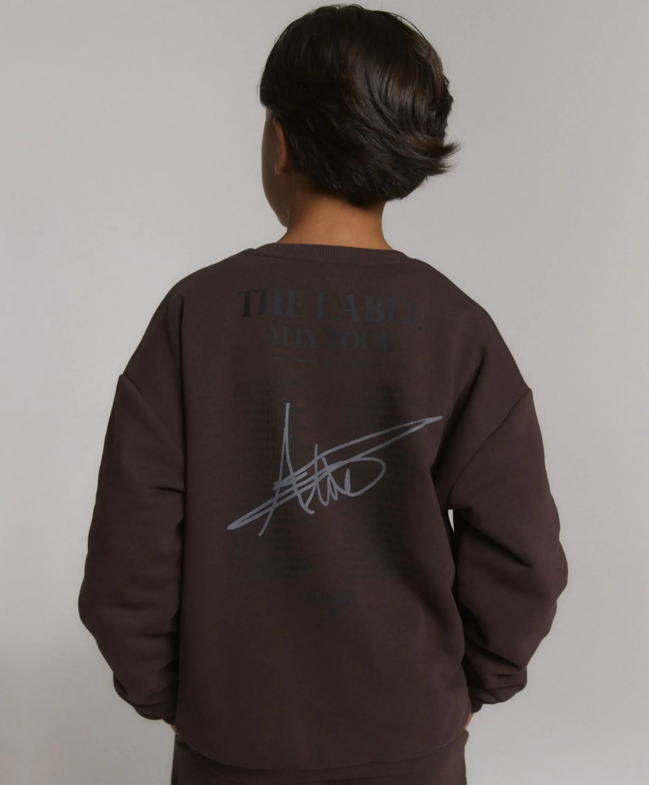 Uniseks sweater bruin