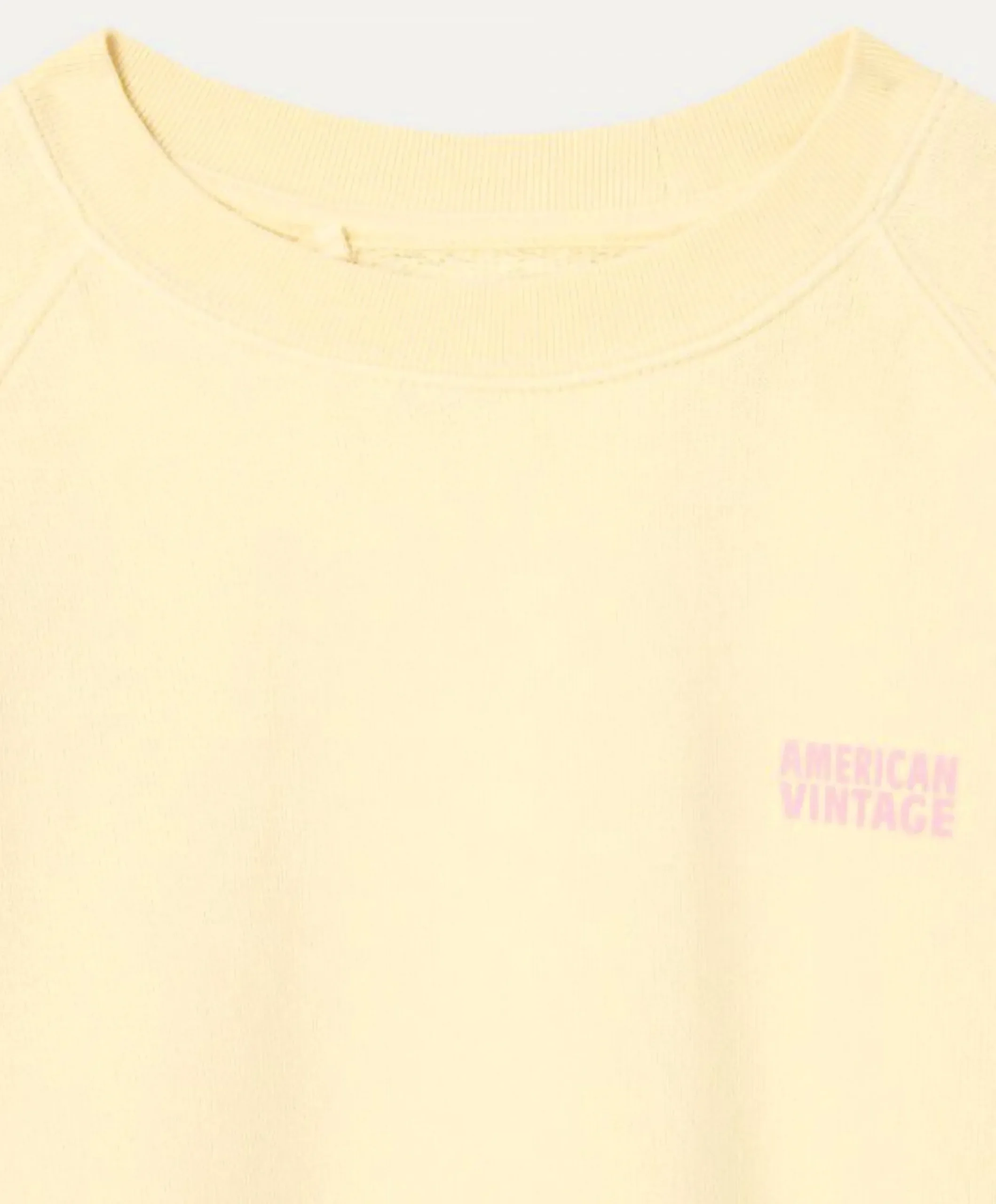 Uniseks sweater geel