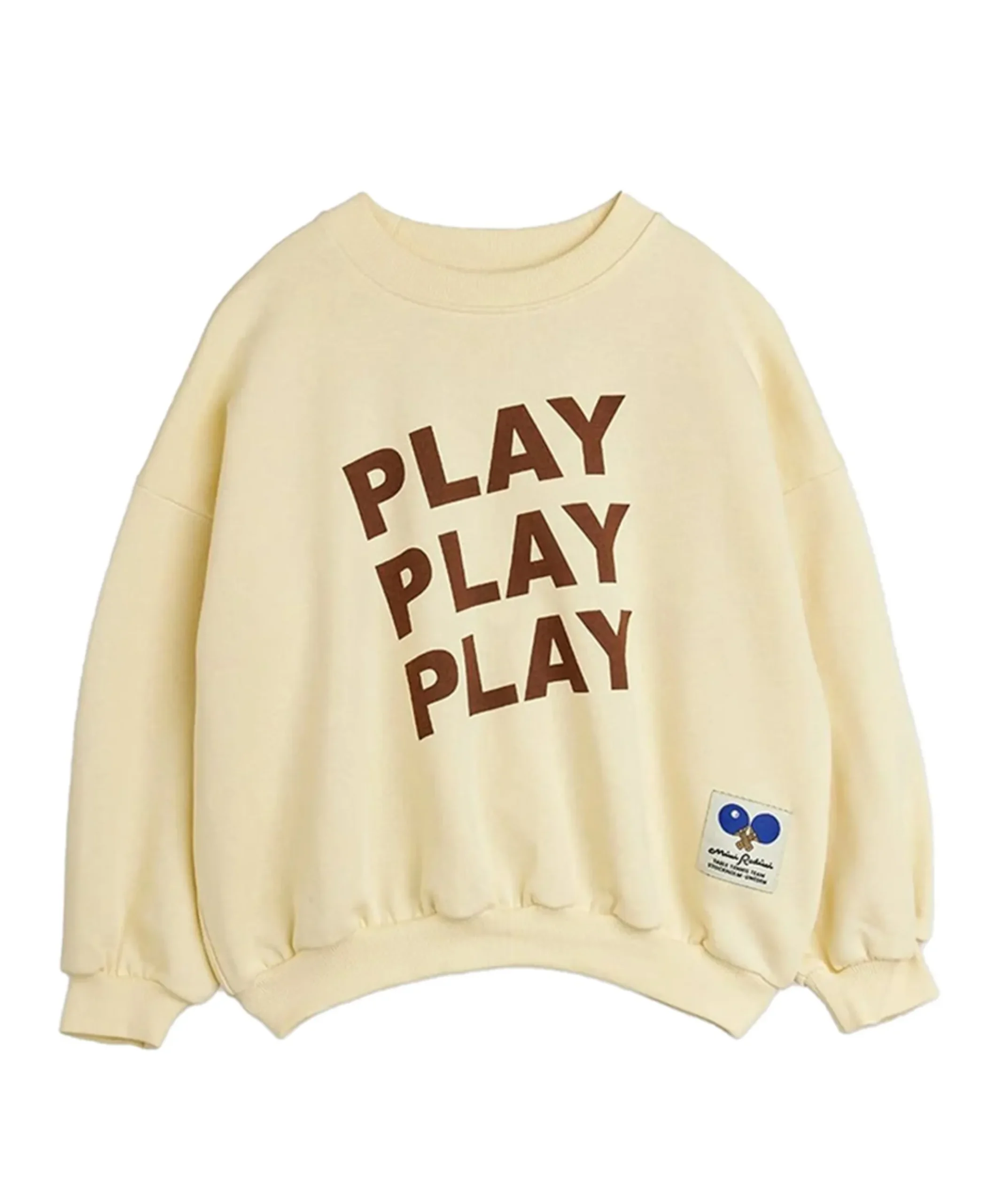 Uniseks sweater geel