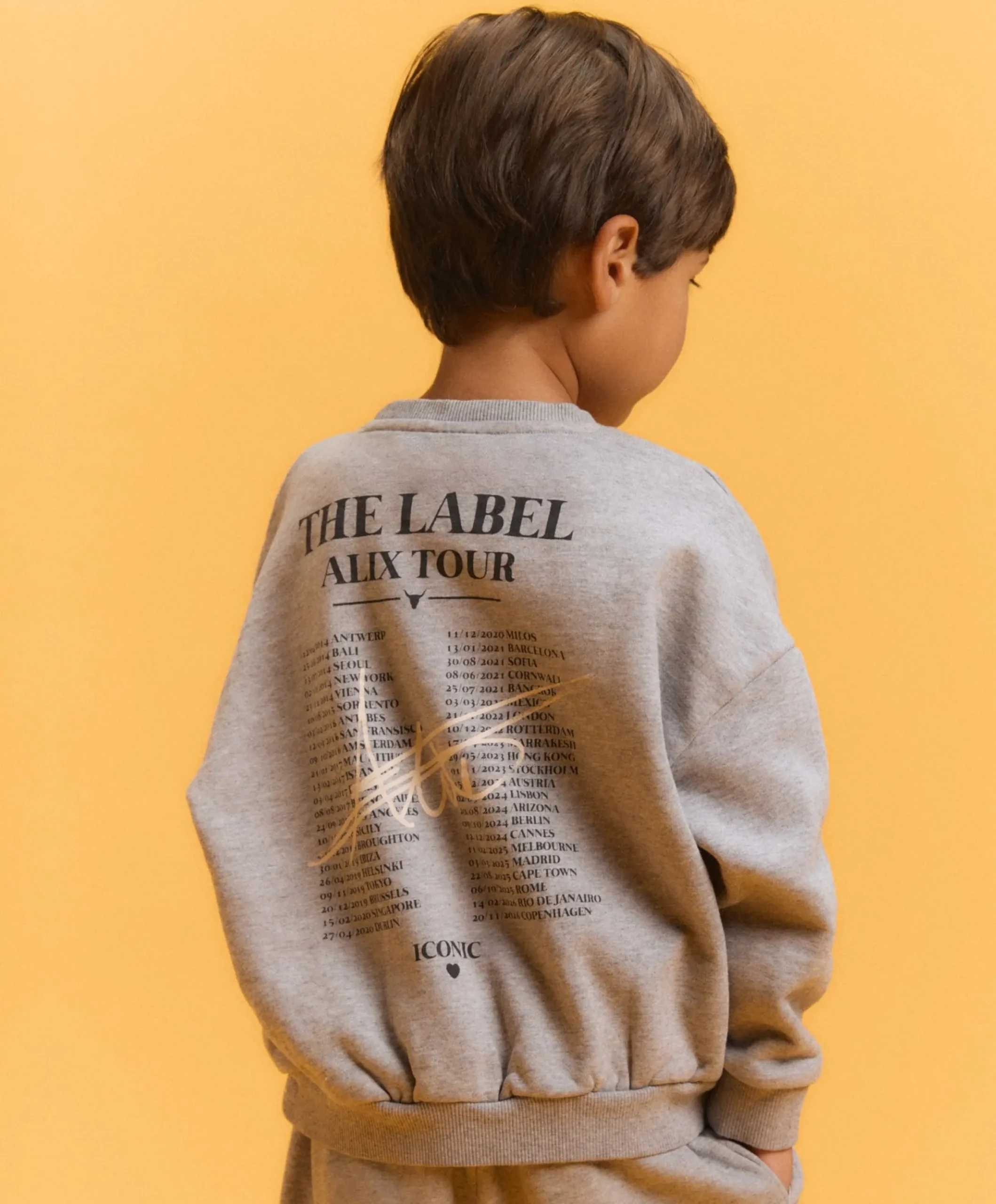 Uniseks sweater grijs