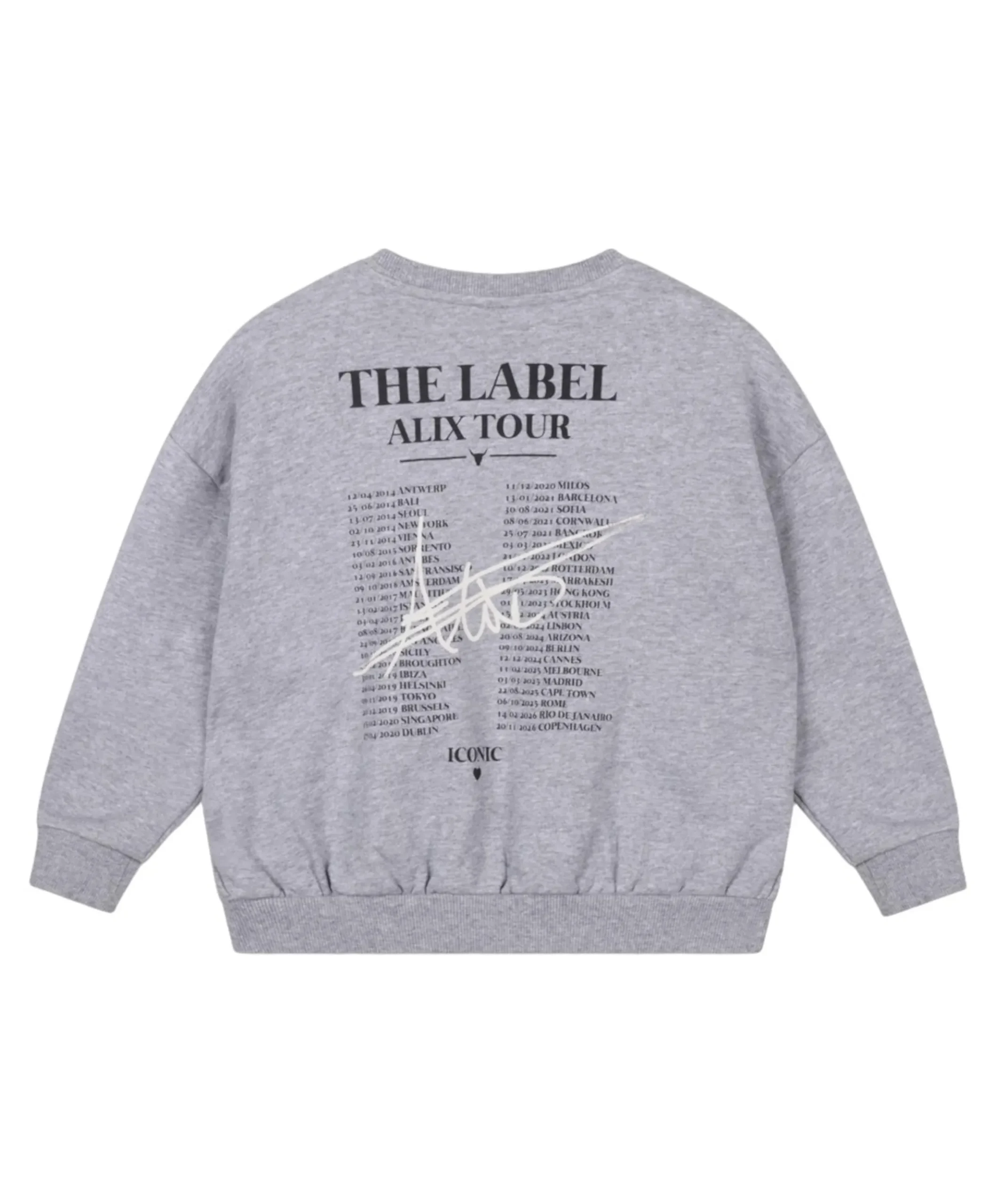 Uniseks sweater grijs