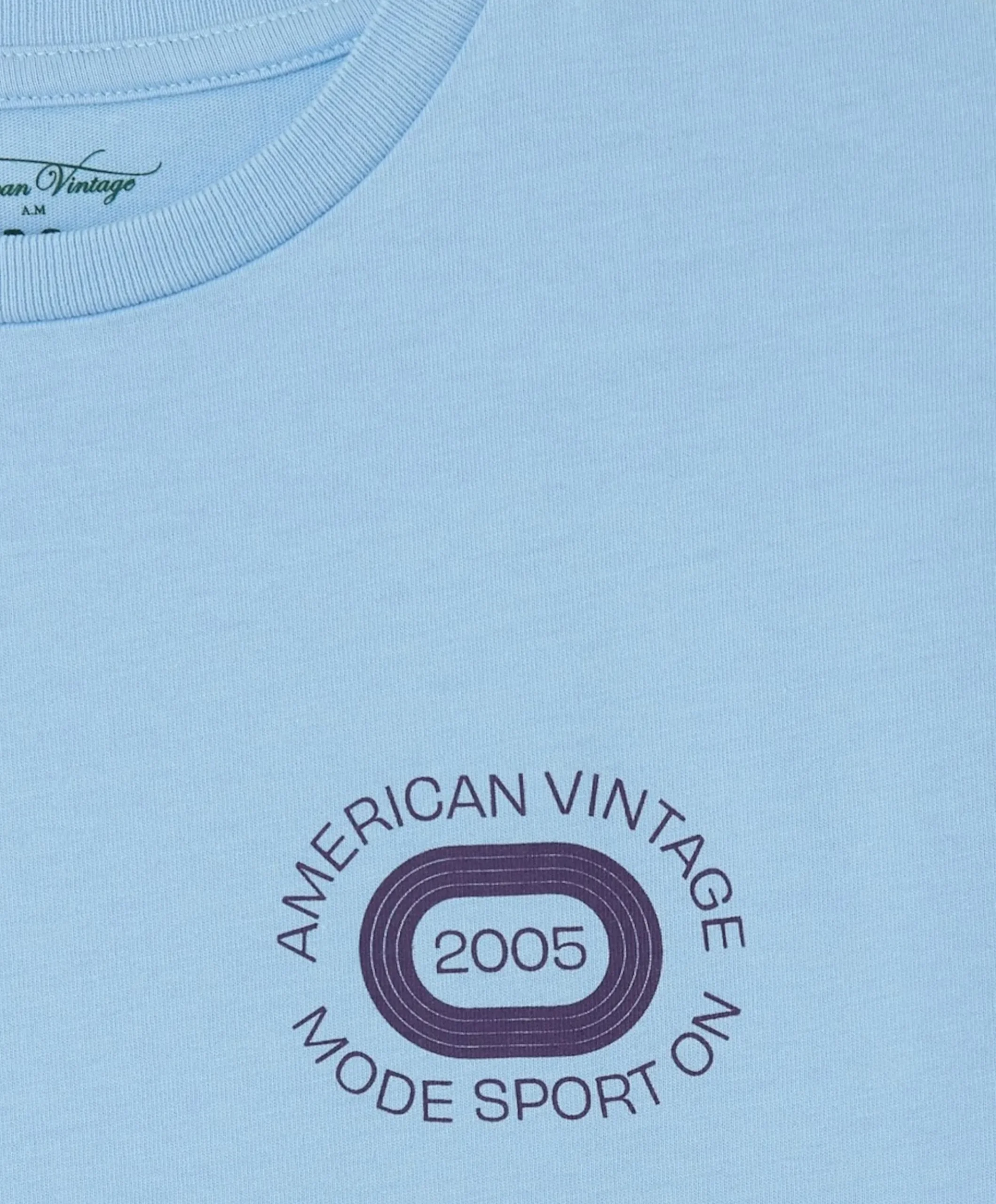 Uniseks T-shirt blauw