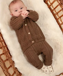 Uniseks vest bruin