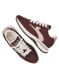 Usher Riggs dames sneakers bordeaux
