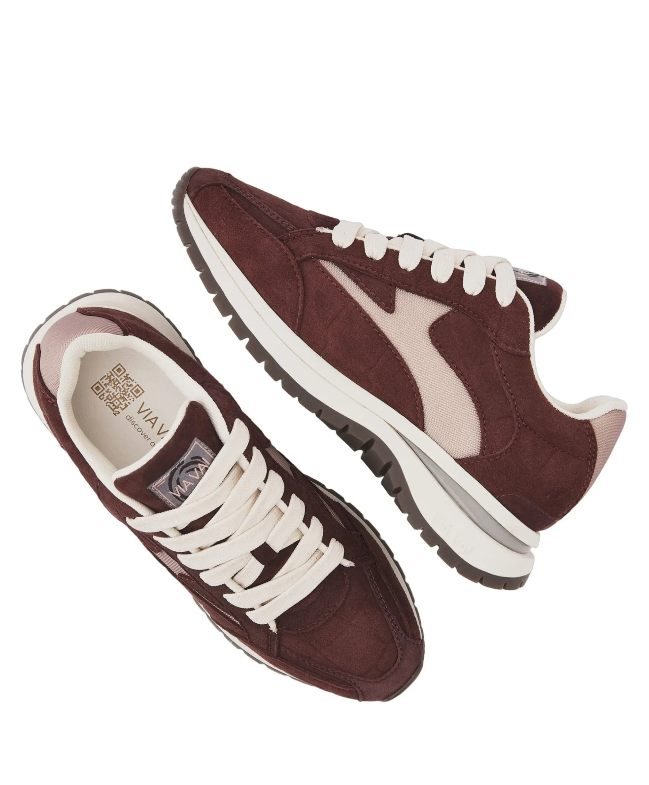 Usher Riggs dames sneakers bordeaux