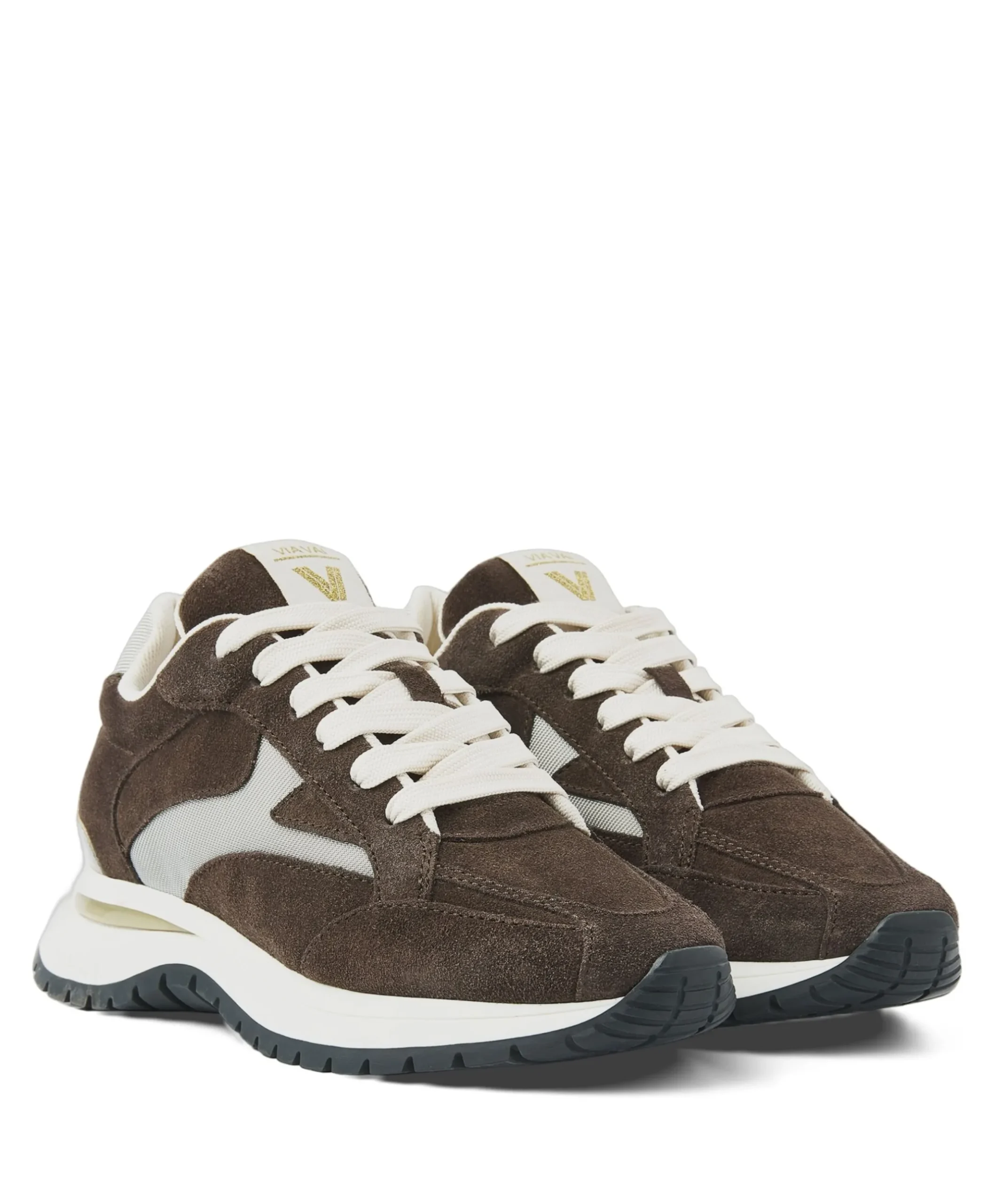 Usher Riggs dames sneakers bruin